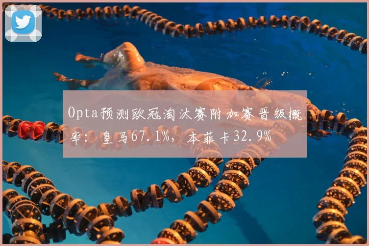 Opta预测欧冠淘汰赛附加赛晋级概率：皇马67.1%，本菲卡32.9%