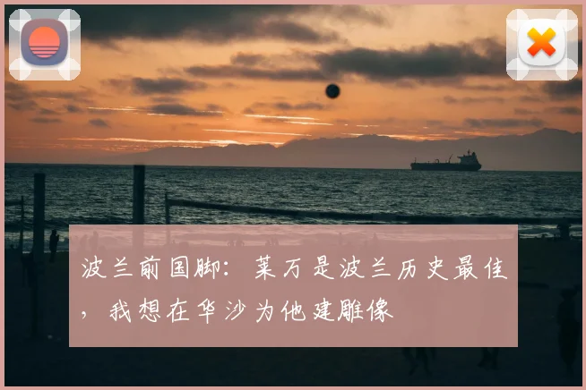 波兰前国脚：莱万是波兰历史最佳，我想在华沙为他建雕像