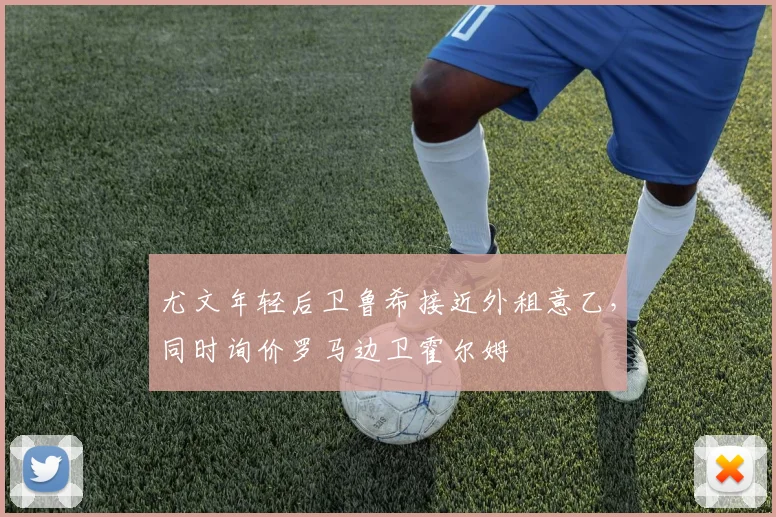 尤文年轻后卫鲁希接近外租意乙，同时询价罗马边卫霍尔姆